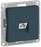 Розетка телефонная без рамки Systeme Electric AtlasDesign 1-м. RJ11 изумруд картинка